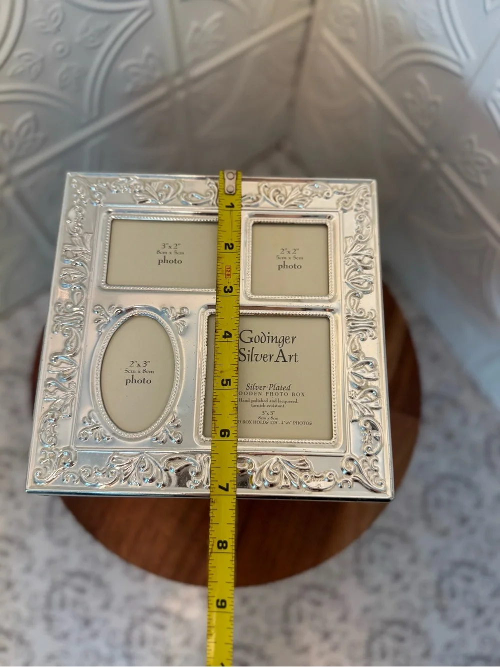 Vintage Godinger Silver Plated Photo Box